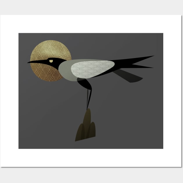 art deco crow Wall Art by gh30rgh3